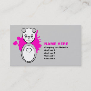 Panda-Platz. Visitenkarte