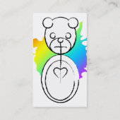 Panda-Platz. Visitenkarte (Rückseite)