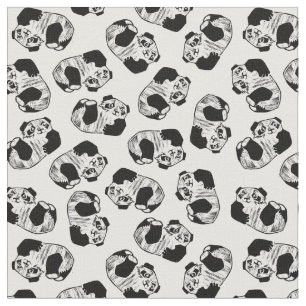 Panda Play Custom Combed Cotton (56" Breite) Fabri Stoff