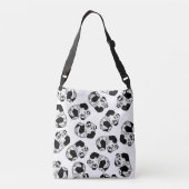 Panda Play Multiprint Cross Body Bag Tragetaschen Mit Langen Trägern (Rückseite)