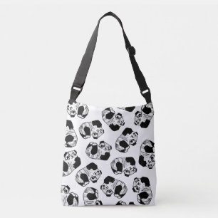 Panda Play Multiprint Cross Body Bag Tragetaschen Mit Langen Trägern