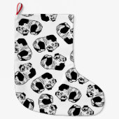 Panda Play Weihnachts-Strumpf Doppelseitig Großer Weihnachtsstrumpf (Vorderseite)