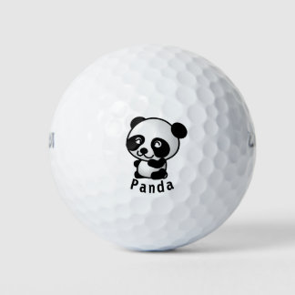 Panda Play: Whimsical Golf Ball