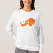 Panda Playing (Orange) T-Shirt (Vorderseite)