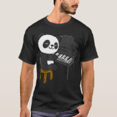Panda Playing Piano T-Shirt (Vorderseite)