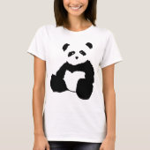 Panda-Plüsch T-Shirt (Vorderseite)