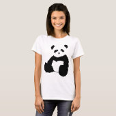 Panda-Plüsch T-Shirt (Vorne ganz)