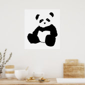 Panda plush. poster (Küche)