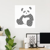 Panda plush. poster (Heimbüro)