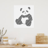 Panda plush. poster (Küche)