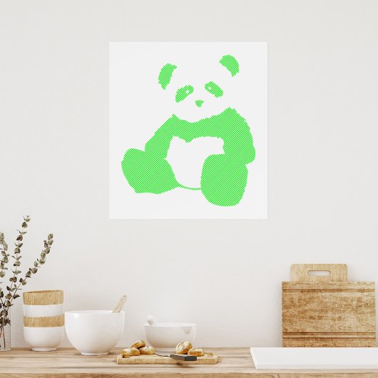 Panda plush. poster (Küche)
