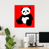 Panda plush. poster (Heimbüro)