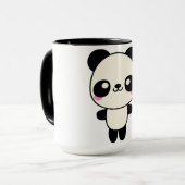 Panda Plushie Tasse (Vorderseite Links)