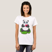Panda Poker Poker cards Card game T-Shirt (Vorne ganz)