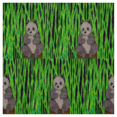 Panda - Polyestergewebe Stoff (Muster)