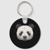 Panda Polygonal Schlüsselanhänger (Vorderseite)