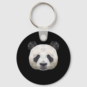 Panda Polygonal Schlüsselanhänger