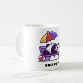 Panda Pool Kaffeetasse (Vorderseite Links)