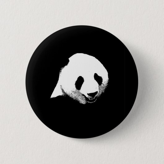 Panda Pop Art Button (Vorderseite)