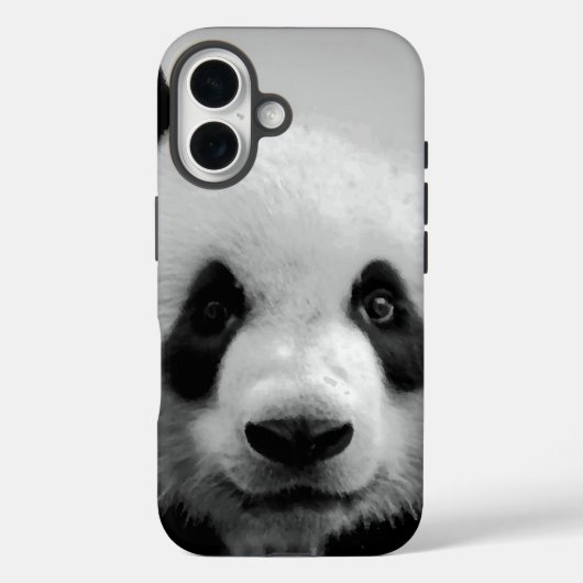 Panda Pop Art Case-Mate iPhone Hülle (Rückseite)