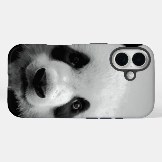 Panda Pop Art Case-Mate iPhone Hülle (Rückseite (Horizontal))