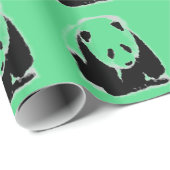 Panda Pop Art Geschenkpapier (Rolleneckpunkt)