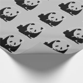 Panda Pop Art Geschenkpapier (Ecke)