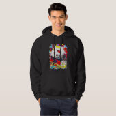 Panda Pop Art Hoodie (Vorne ganz)