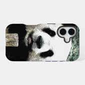 Panda Pop-Art iPhone 16 Hülle (Rückseite (Horizontal))