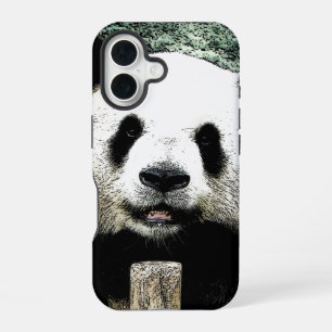 Panda Pop Art iPhone 16 Hülle