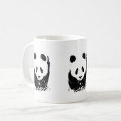 Panda Pop Art Kaffeetasse (Vorderseite Links)