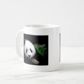Panda Pop Art Kaffeetasse (Vorderseite Links)