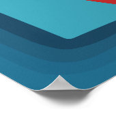 Panda Pop Art Poster (Ecke)