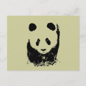 Panda Pop Art Postkarte (Vorderseite)