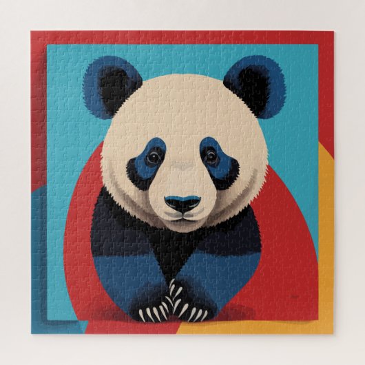 Panda Pop Art Puzzle (Vertikal)