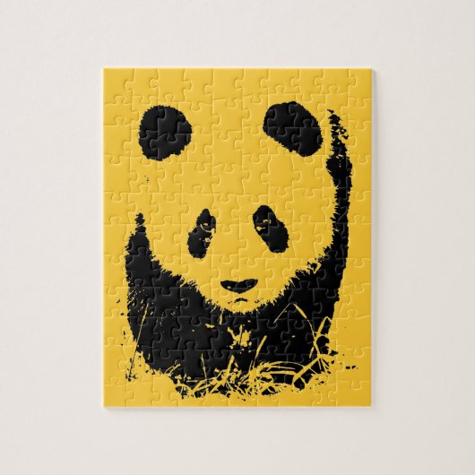 Panda Pop Art Puzzle (Vertikal)