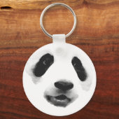 Panda Pop Art Schlüsselanhänger (Vorderseite)