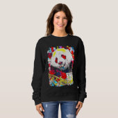 Panda Pop Art Sweatshirt (Vorne ganz)