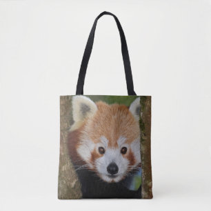 Panda-Portrait auf der gesamten Print-Tasche Tasche