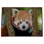 Panda Portrait Geschenktasche Große Geschenktüte (Vorderseite)