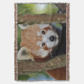 Panda Portrait Throw Blanket Decke (Vorderseite Vertikal)