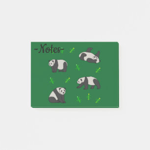 Panda Post-it Klebezettel