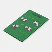 Panda Post-it Klebezettel (angewinkelt)