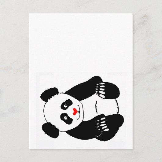 Panda Post Postkarte (Vorderseite)