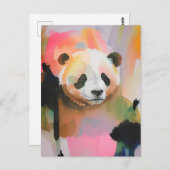 Panda Postcard Nr. 8 Postkarte (Vorne/Hinten)