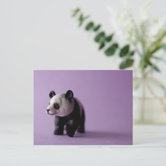 Panda Postcard Postkarte (Stehend Vorderseite)