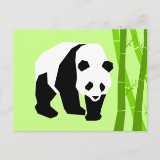 Panda Postcard Postkarte