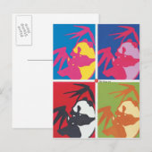 Panda Postcard Postkarte (Vorne/Hinten)