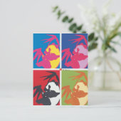 Panda Postcard Postkarte (Stehend Vorderseite)