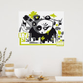Panda Poster (Küche)